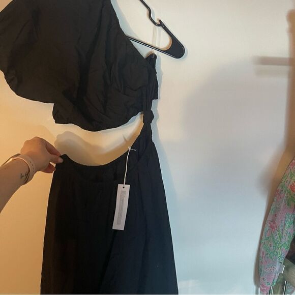 NWT Anthropologie Stateside Black Dress - Size L - Picture 4 of 7